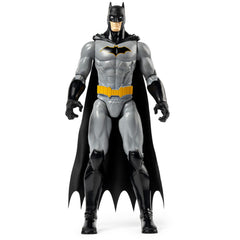DC Comics Batman 12-Inch action figure showcasing cloth cape detail for authentic look.