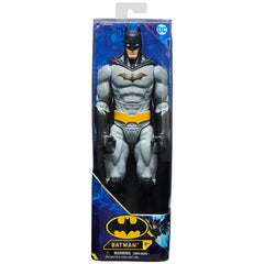 DC Comics Batman 12-Inch action figure in a collectible set with Batman, Robin, Joker, Harley Quinn.