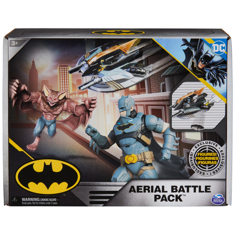 DC Comics Batman 4-inch action figure ready for poseable hero poses.