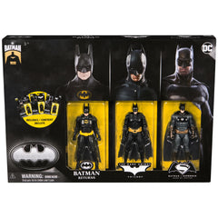 The Dark Knight figure in the 85th 3-pack with cape for authentic styling