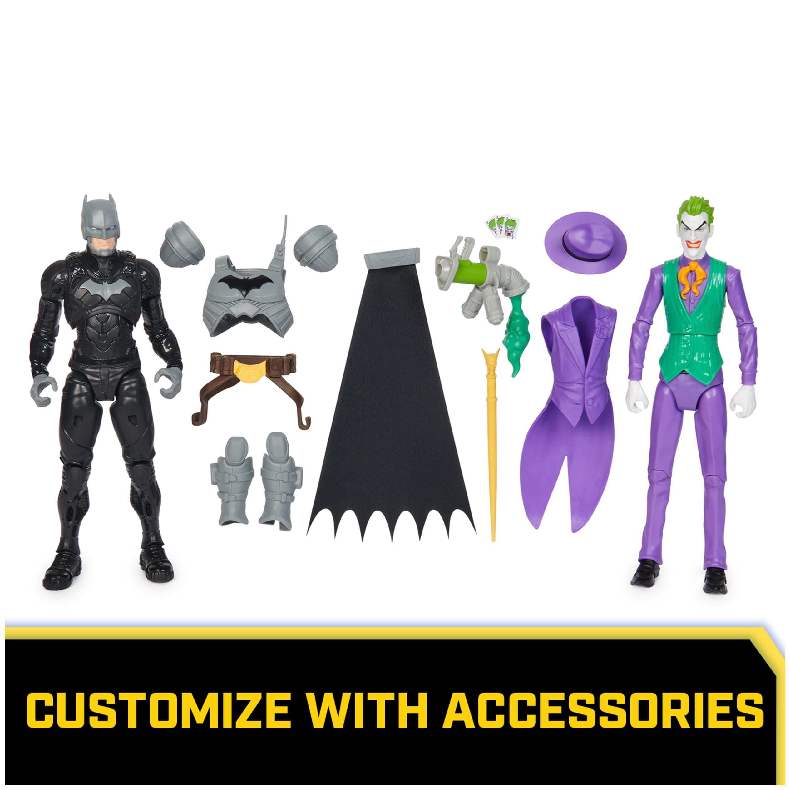 DC Comics Batman Adventures armor pieces pack enables endless mix-and-match outfits.