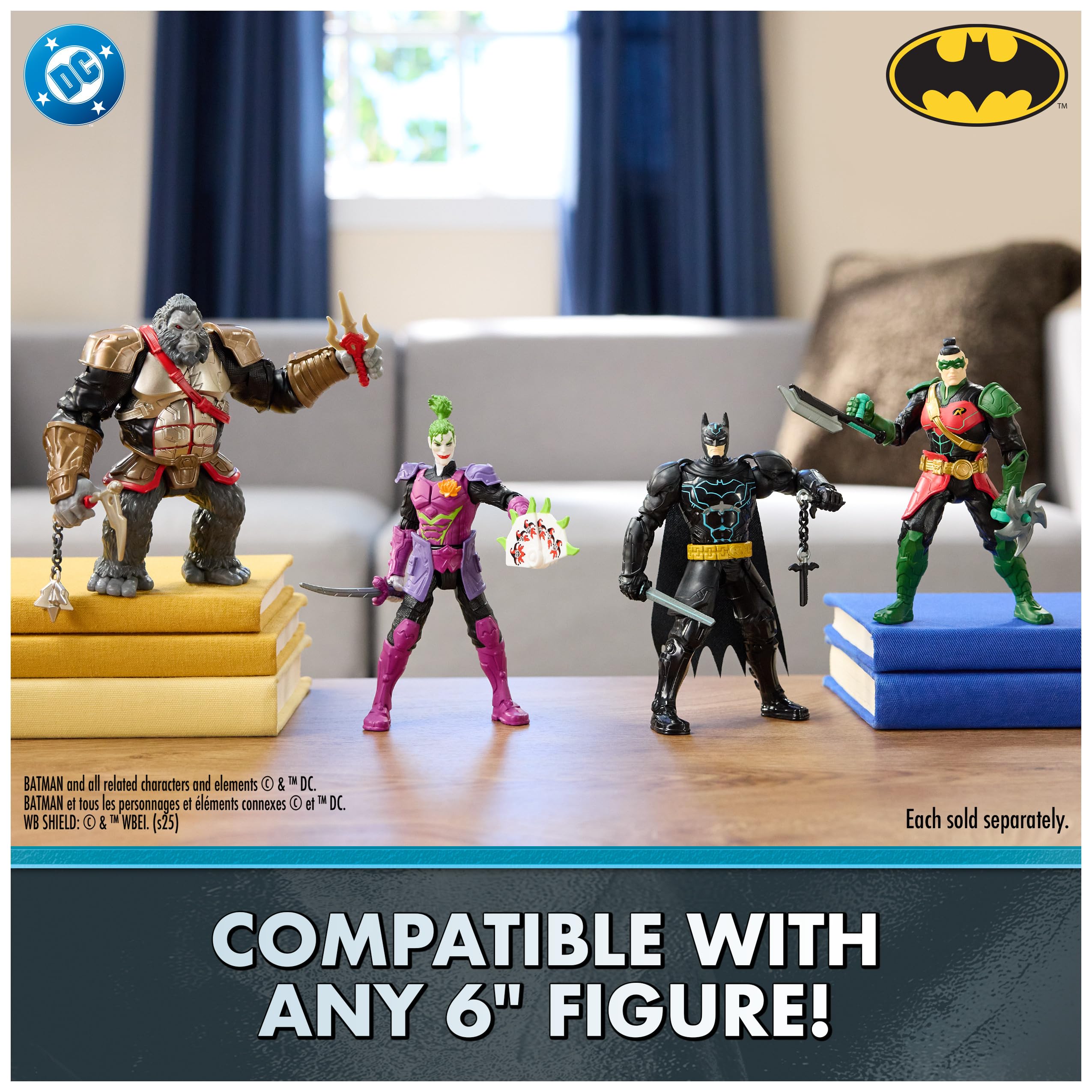DC Comics Batman Ninja Strike cockpit fits the 6 inch figure for storytelling