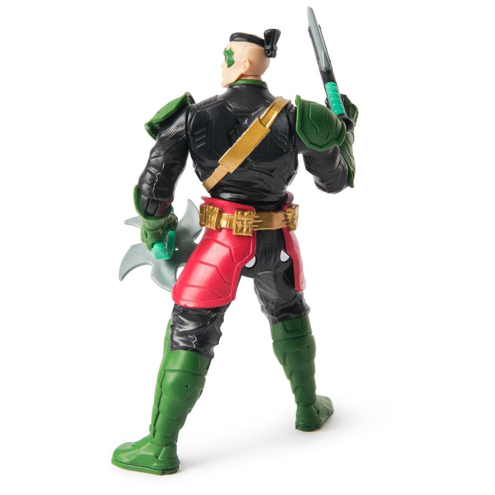 DC Comics Batman Ninja Strike Robin figure shows articulated head for realistic head turns.