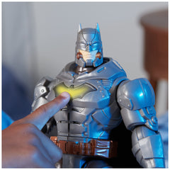 DC Comics Battle Strike Batman chest press triggers 20+ sounds.