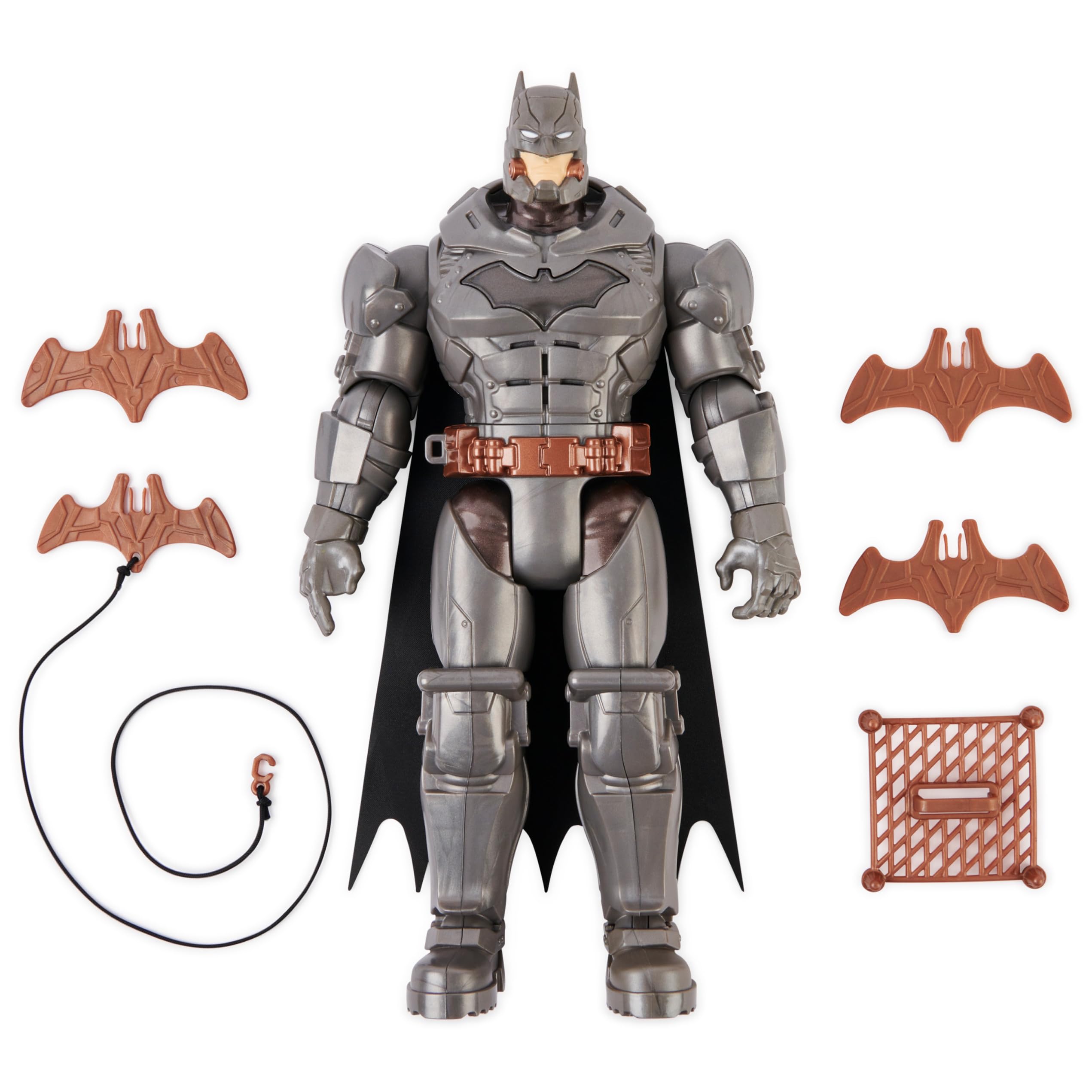 DC Comics Battle Strike Batman mid-action pose suitable for pretend crime-fighting.