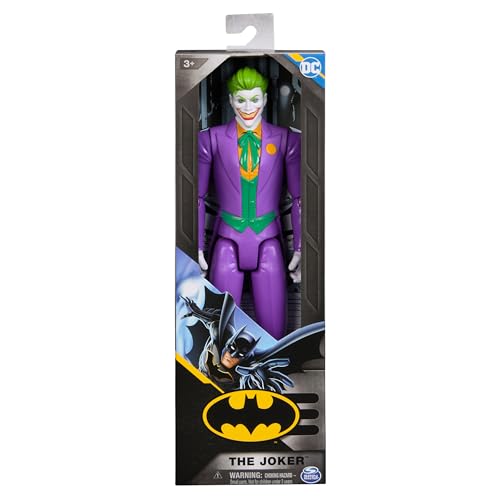 DC Comics Joker 30 cm figurine side view highlights cape and costume textures.
