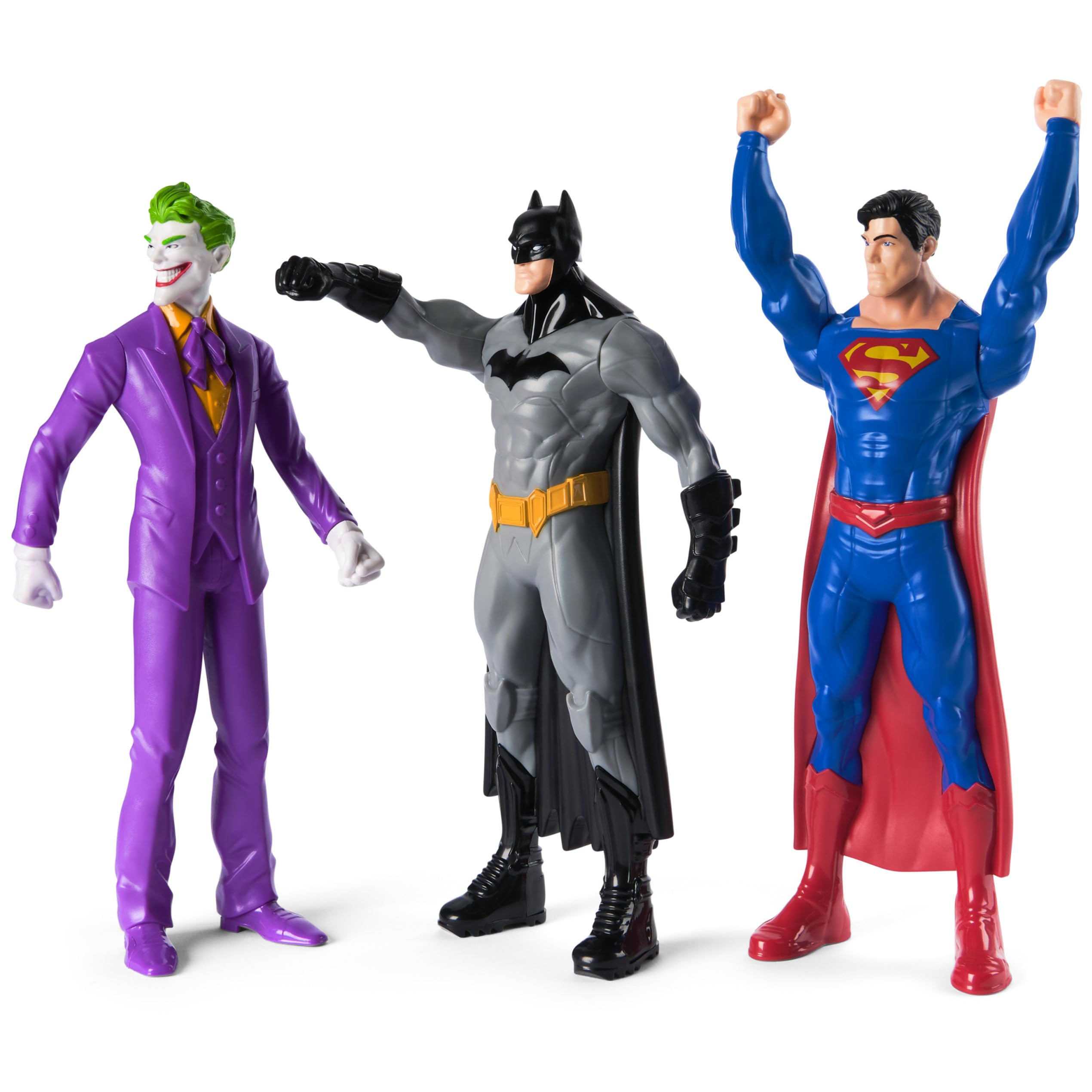 DC Comics Superman figure highlighting authentic comic styling