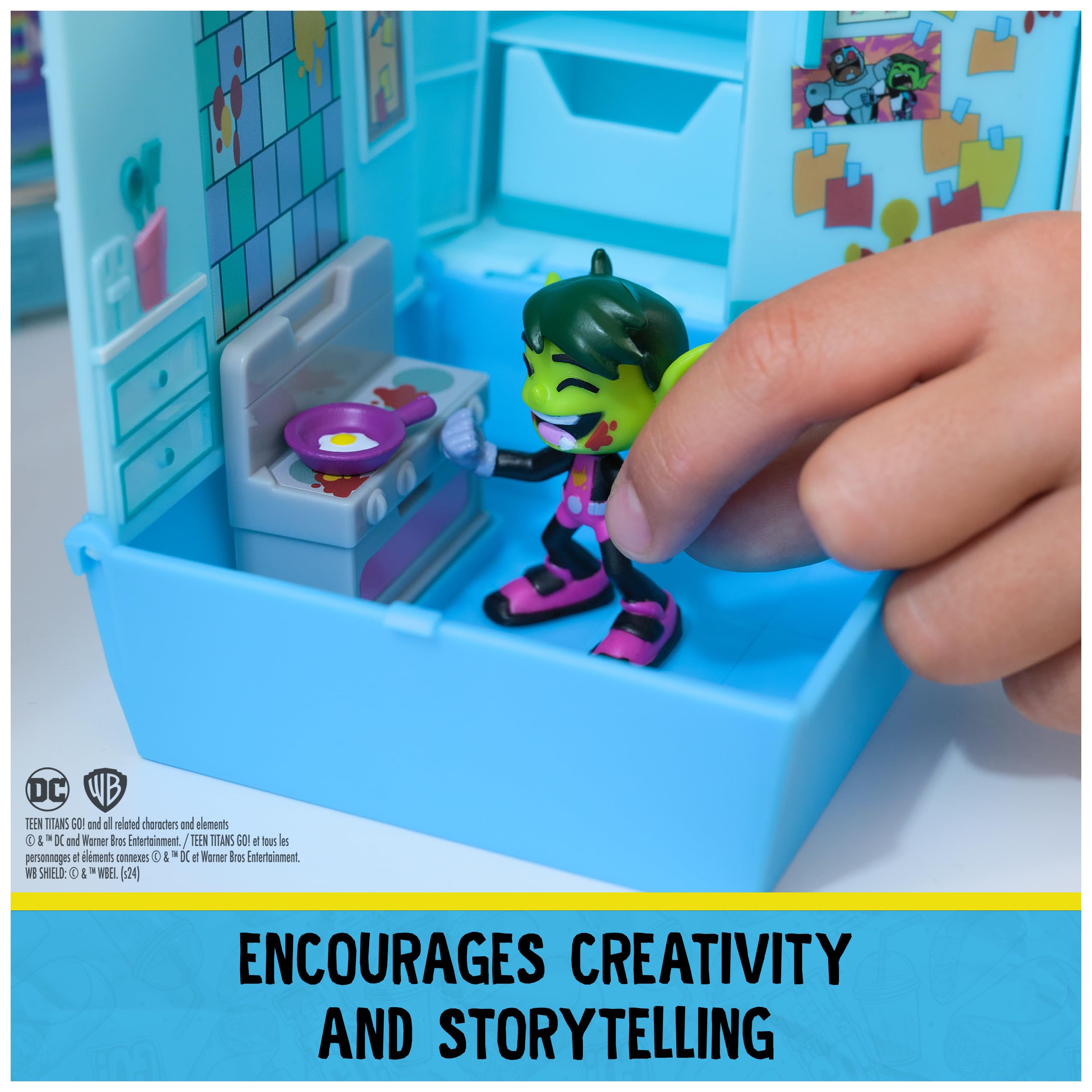 DC Comics Kitchen Chaos accessories expand play possibilities and narratives