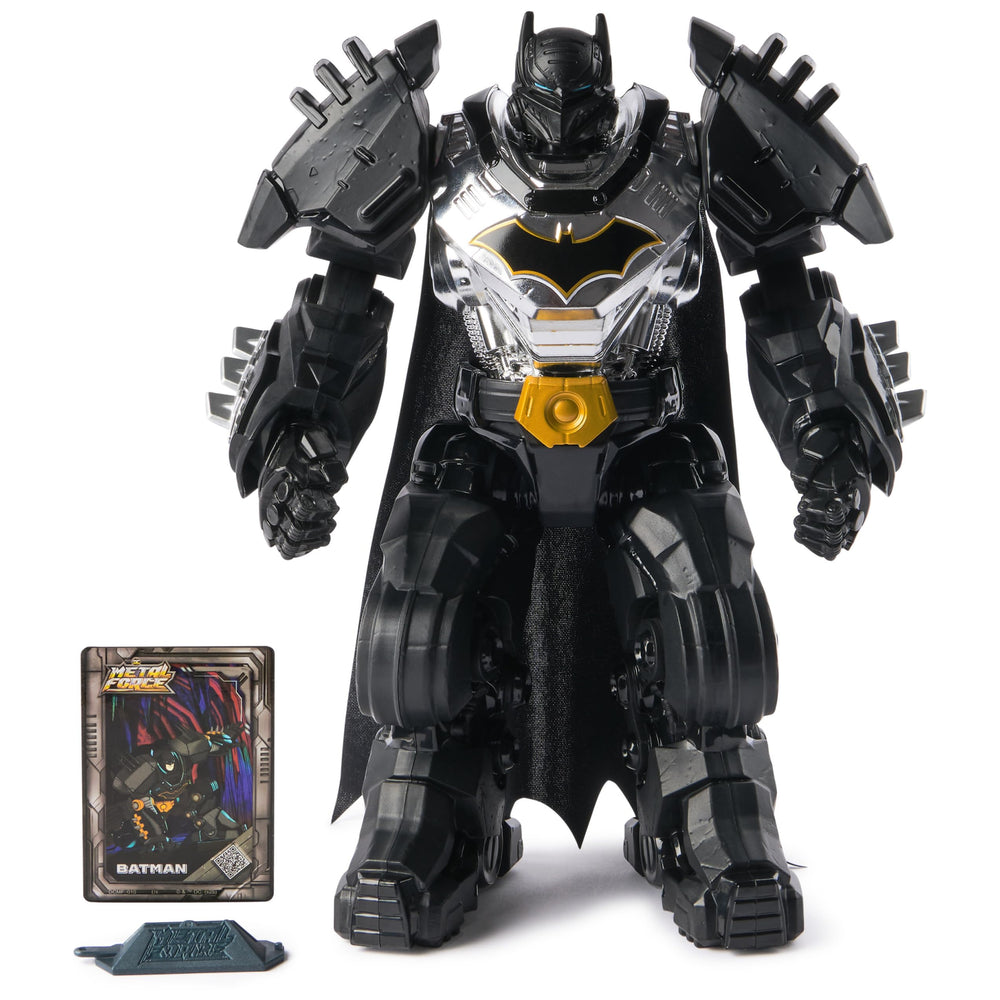 DC Comics Metal Force Batman 12-inch figure for display-ready action play.