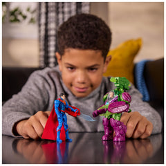Collectible card pack featuring Brainiac, Lex Luthor, Batman, and Superman