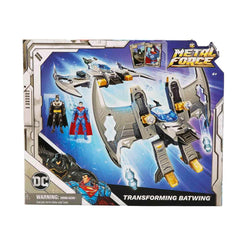 DC Comics Metal Force collectible cards highlight heroes and backstories for reference.
