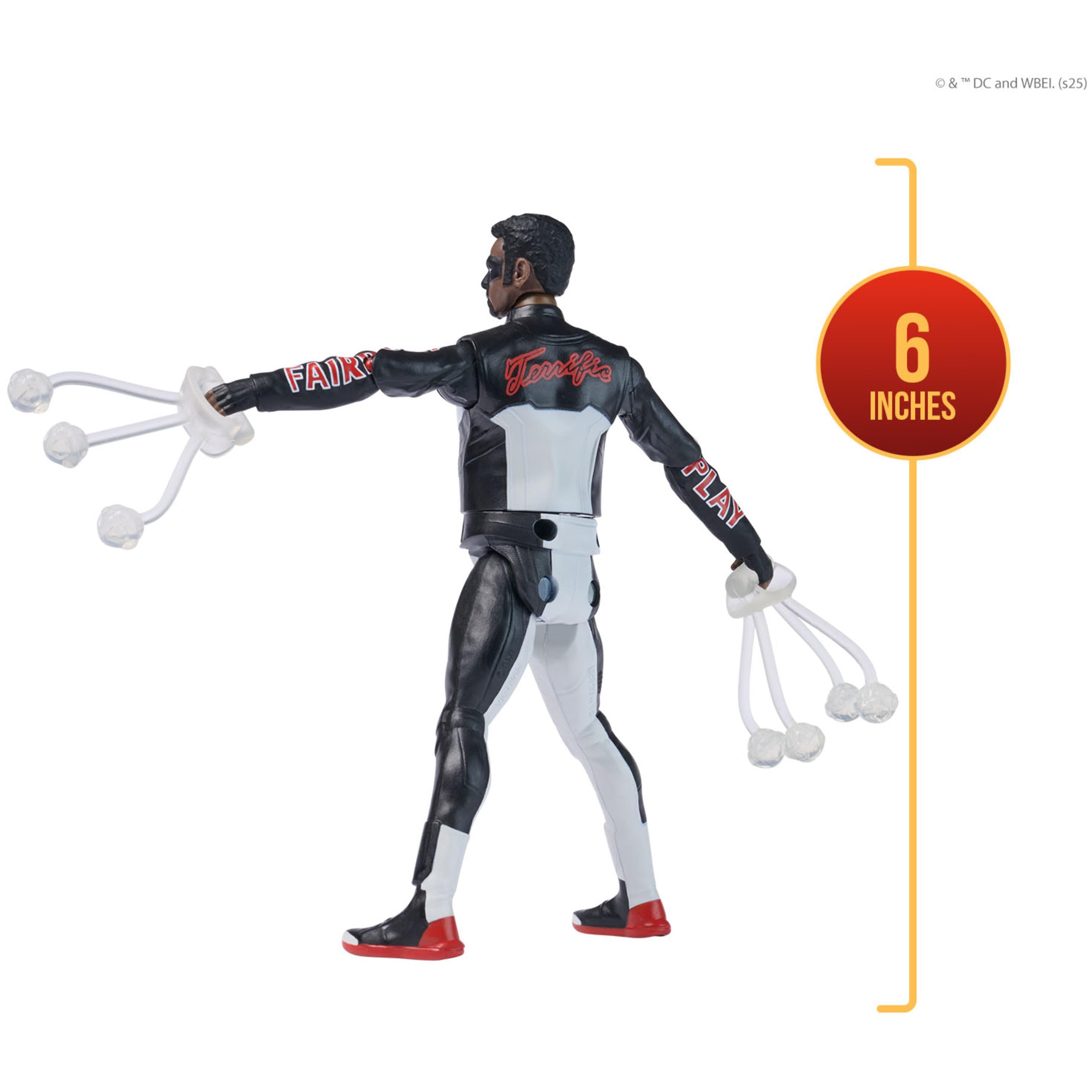 DC Comics Mr Terrific Epic Strike figure with two included accessories