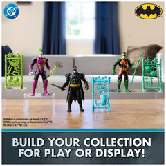 DC Comics Pop-out weapons pack enhances battles with quick accessory swaps.