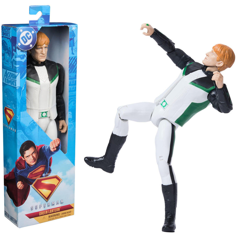 DC Comics Superman 12-Inch Action Figure front view for pose play and display