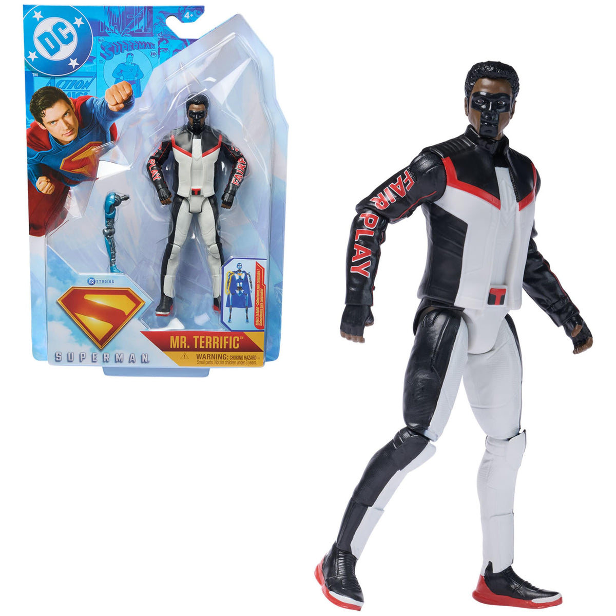 DC Comics Superman 6-Inch figure front view for dynamic action display