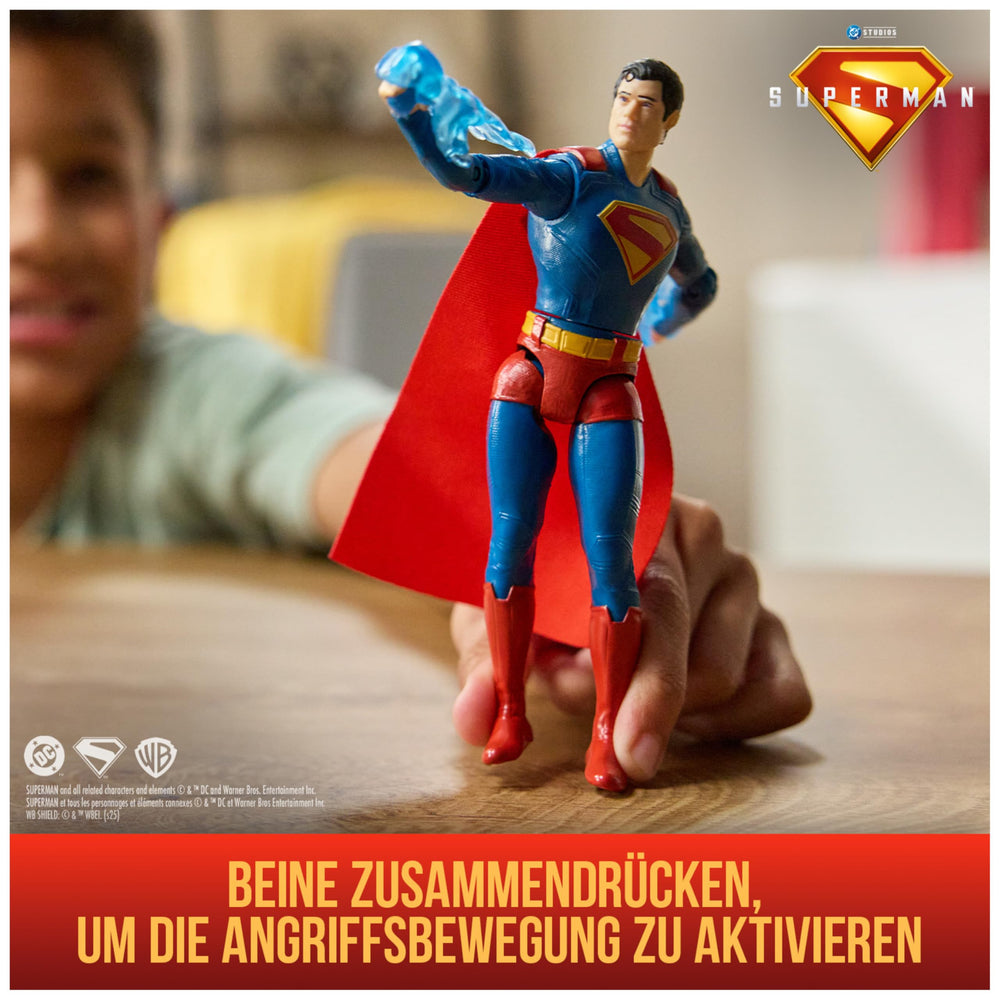 DC Comics Superman Epic Strike Figure articulated joints for easy posing