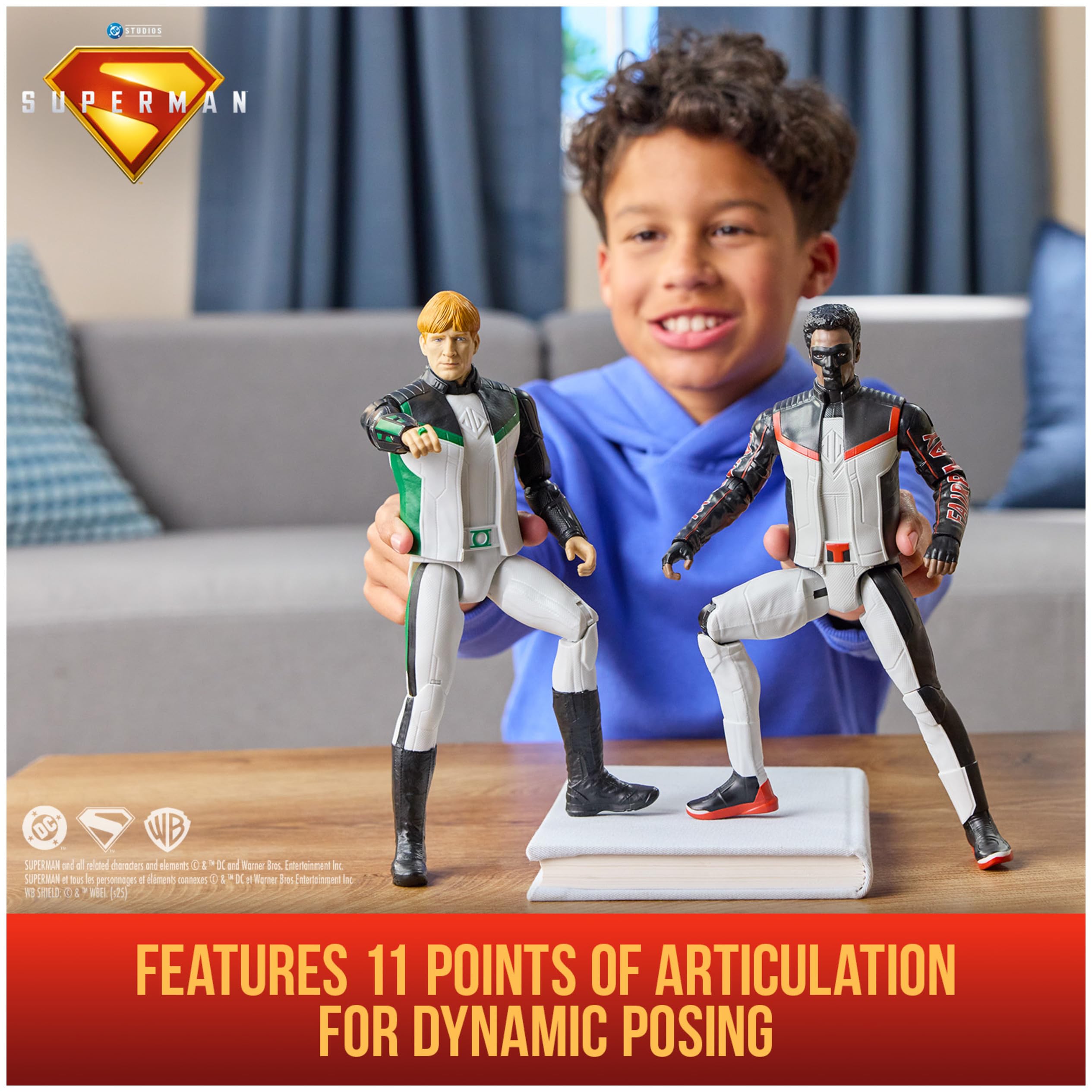 DC Comics Superman figure articulation 11 points for poseability