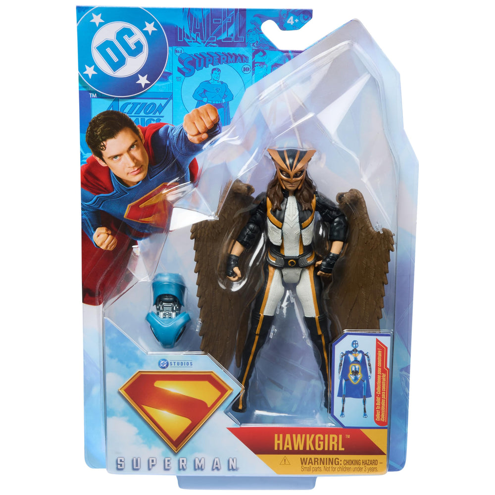 DC Comics Superman Hawkgirl 6-Inch figure back view reveals articulation points