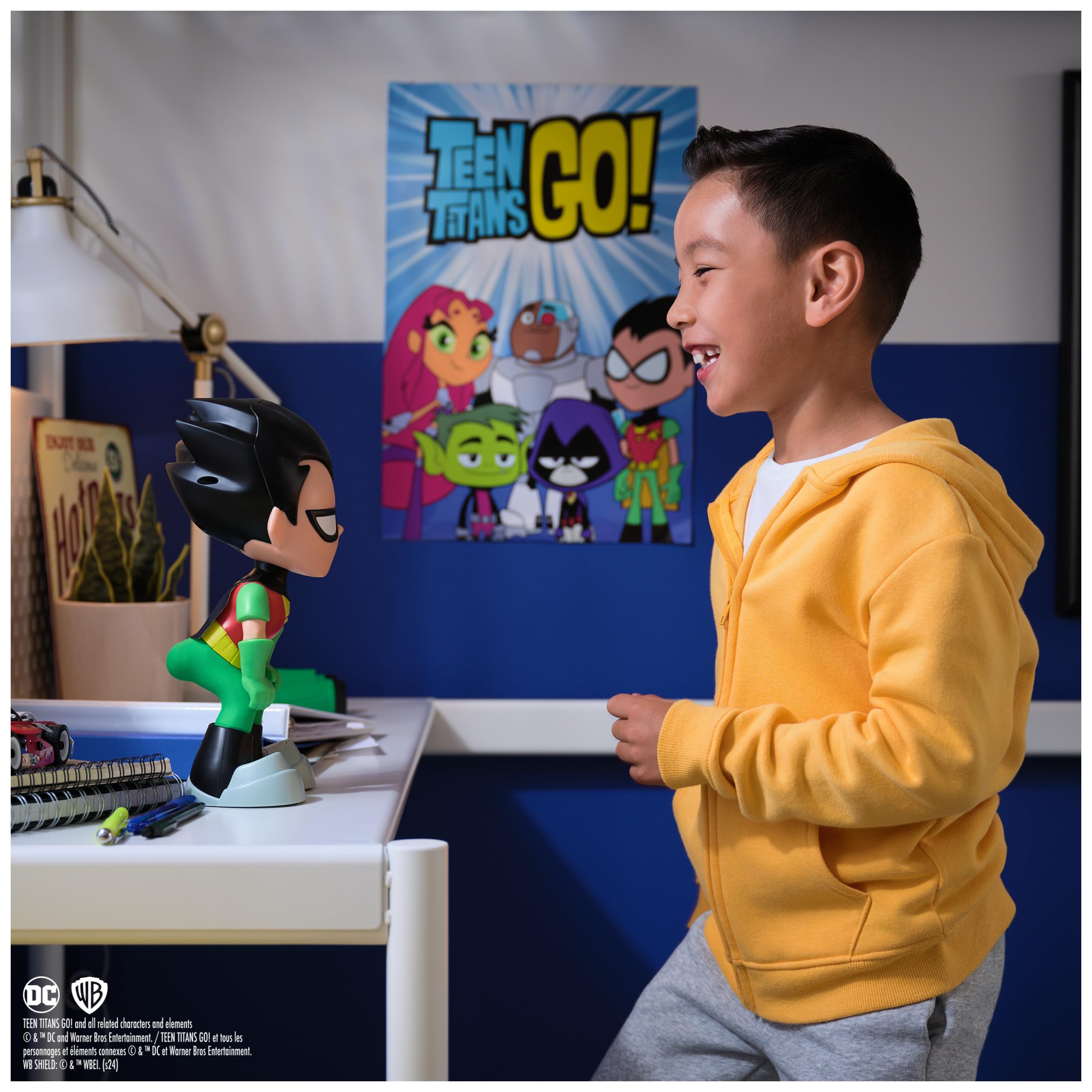 DC Comics Booty Scooty Robin musical motion enhances imaginative play time