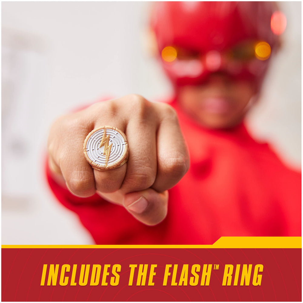 Children wear The Flash costume for fun dress-up moments and adventures