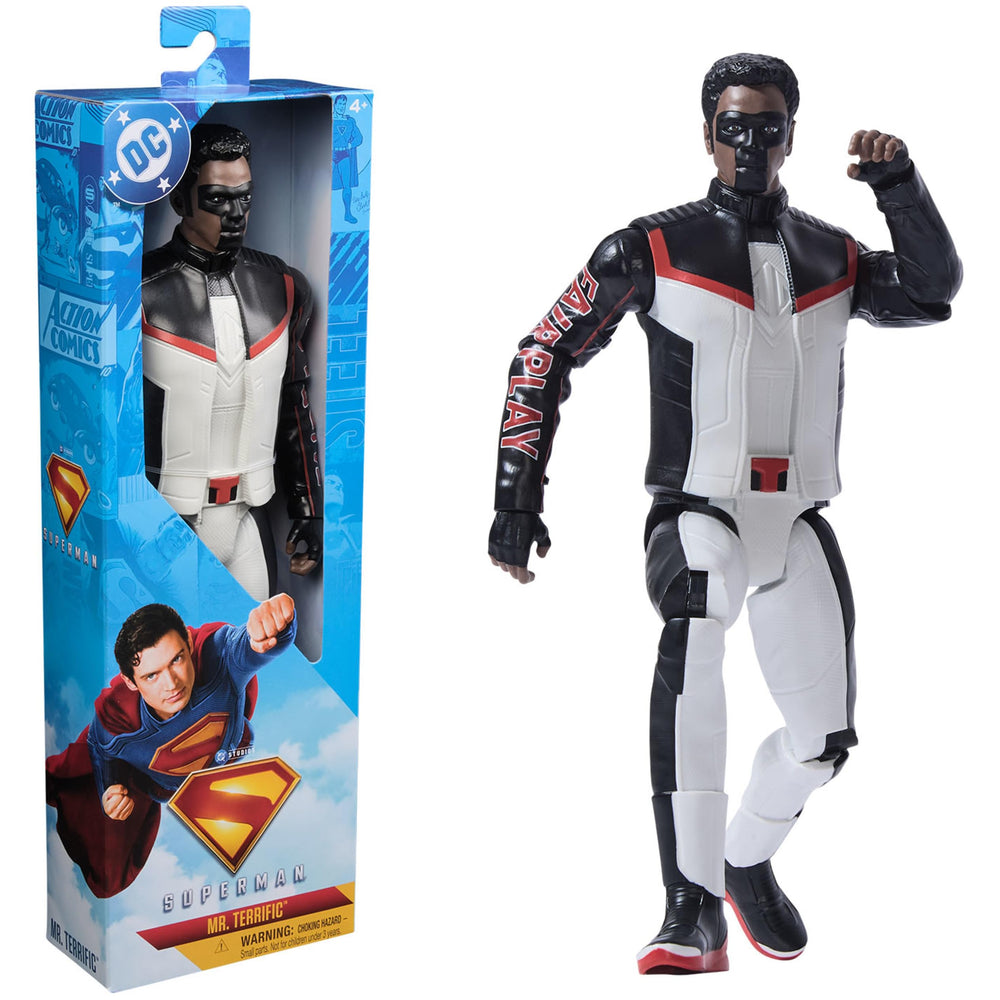 DC Comics Superman 12-inch action figure front view for imaginative play