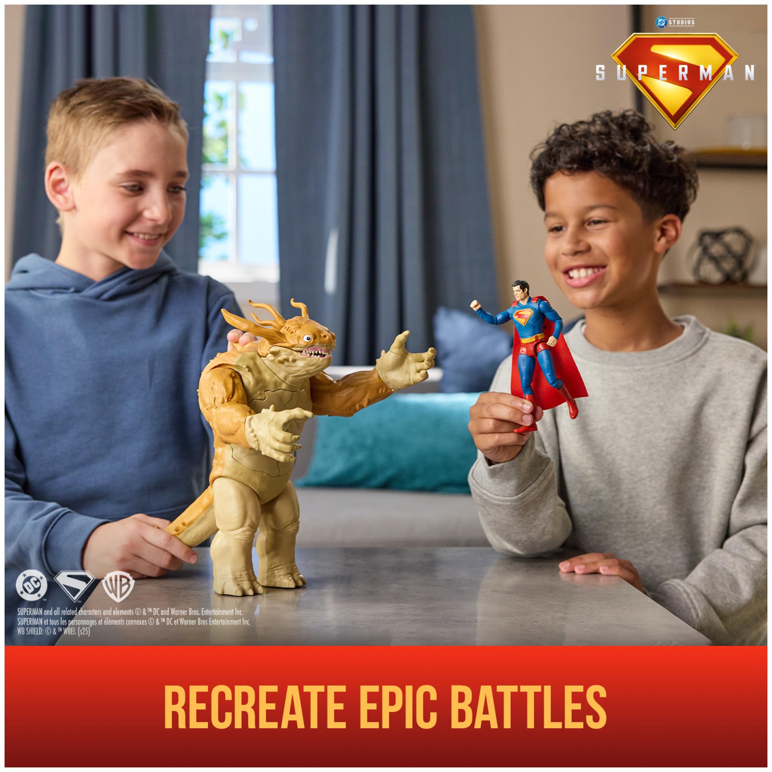 DC Comics Superman action figure 6-inch for dynamic rescue scenes.