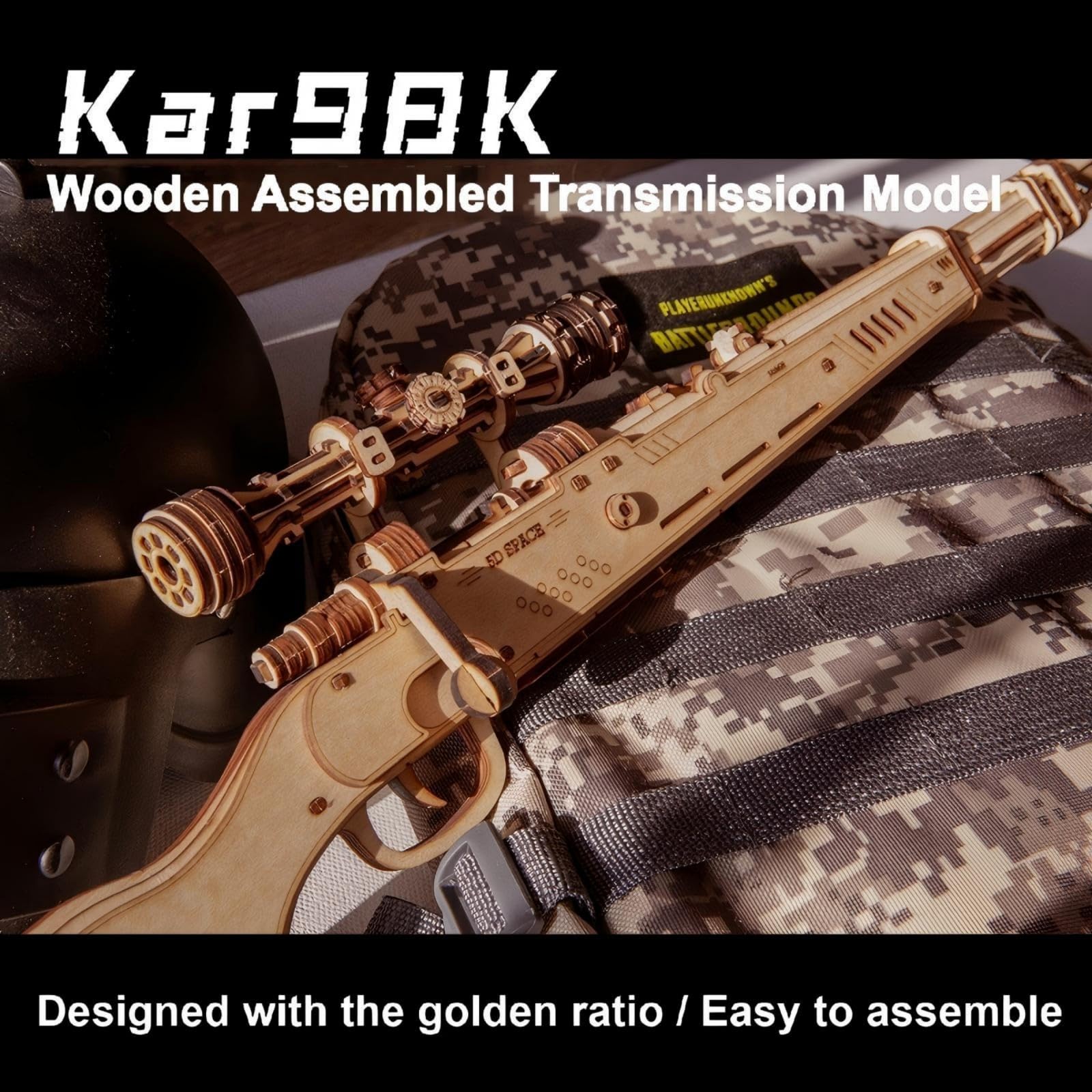 DCLFIRMX laser-cut pieces provide burr-free assembly and a glue-free build.