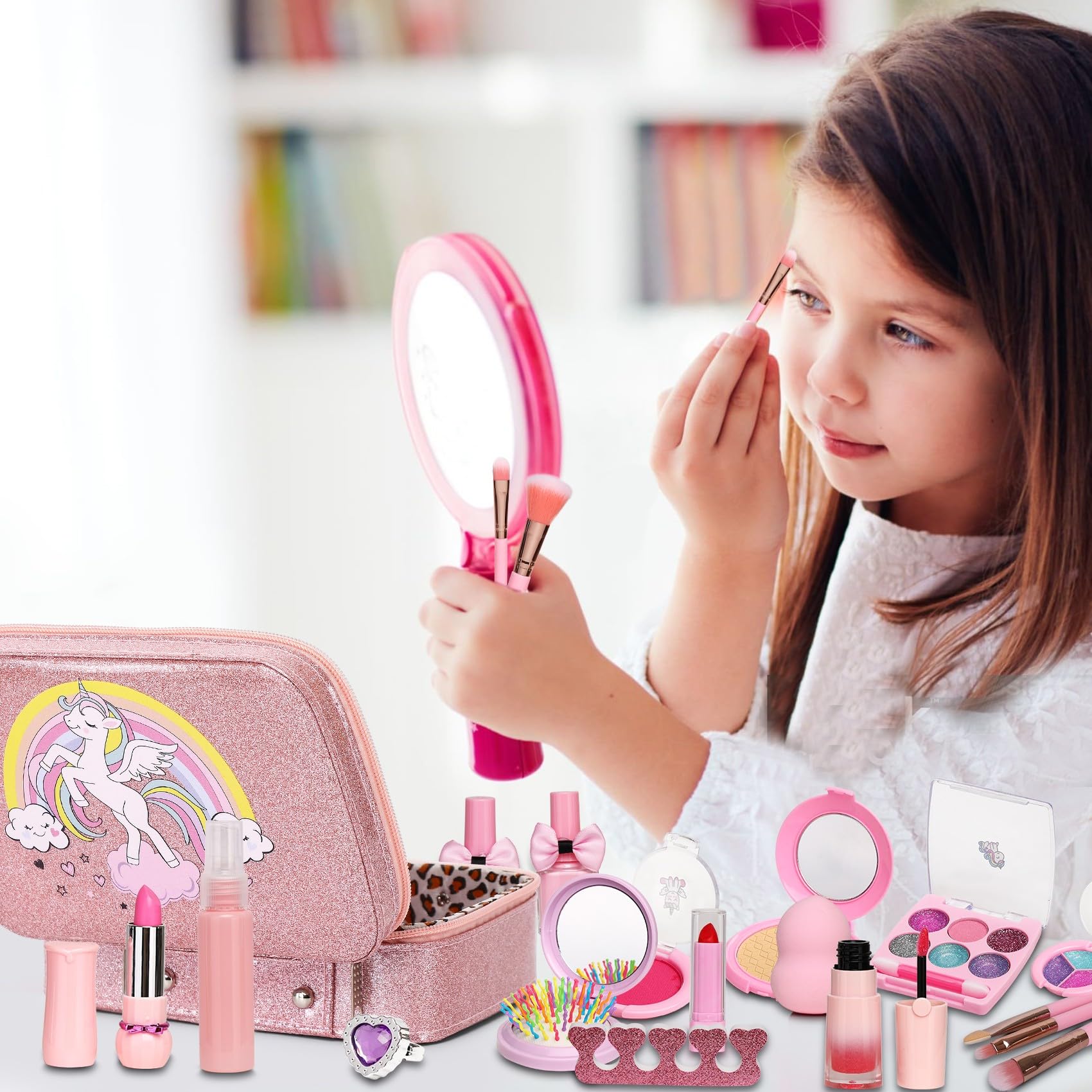DCMAMA gift-ready princess makeup kit ideal for birthdays.