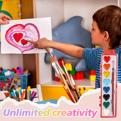 Dcocdeely art party favors keep guests engaged with color painting.