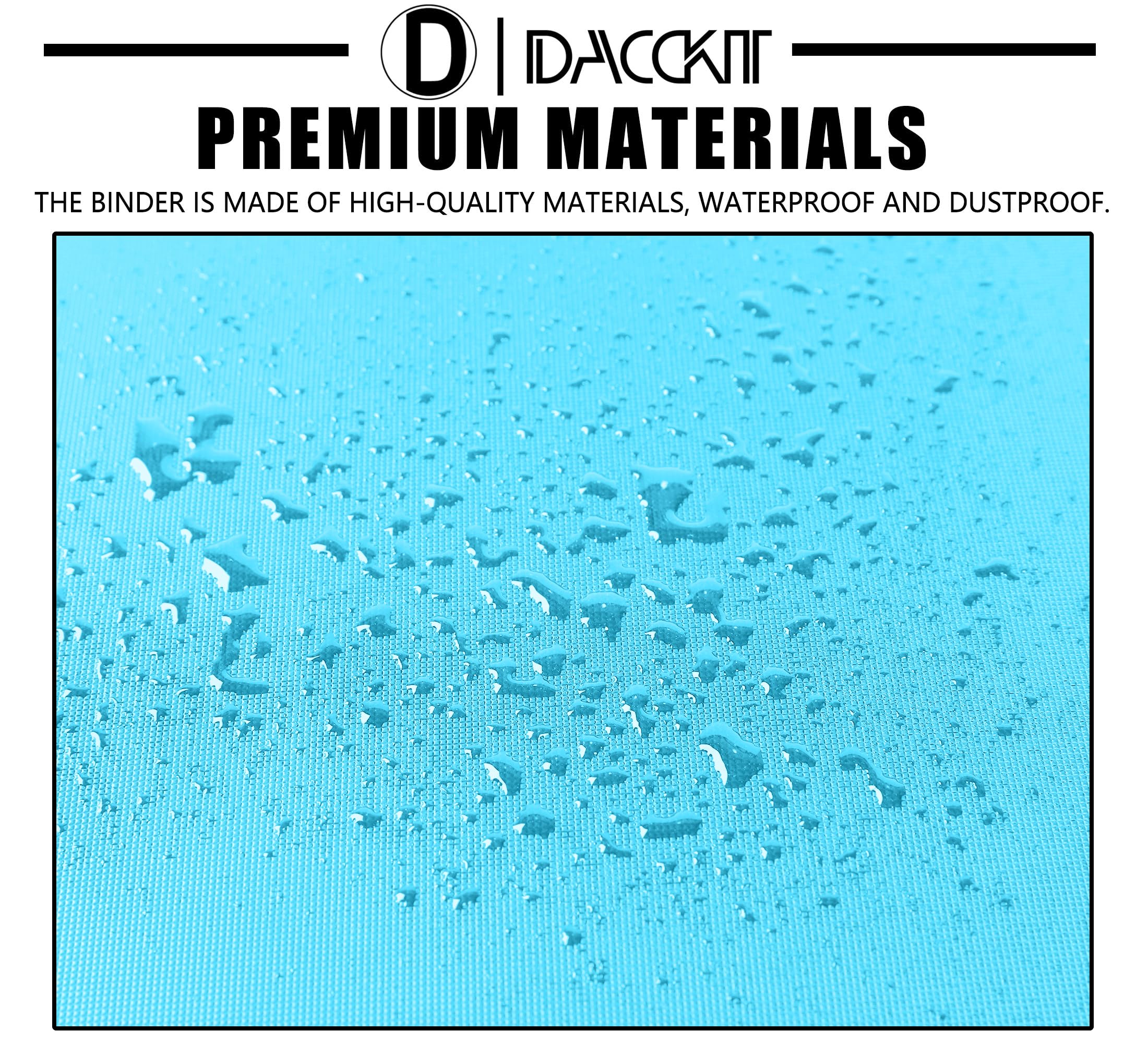 D DACCKIT durable, water and dust resistant material