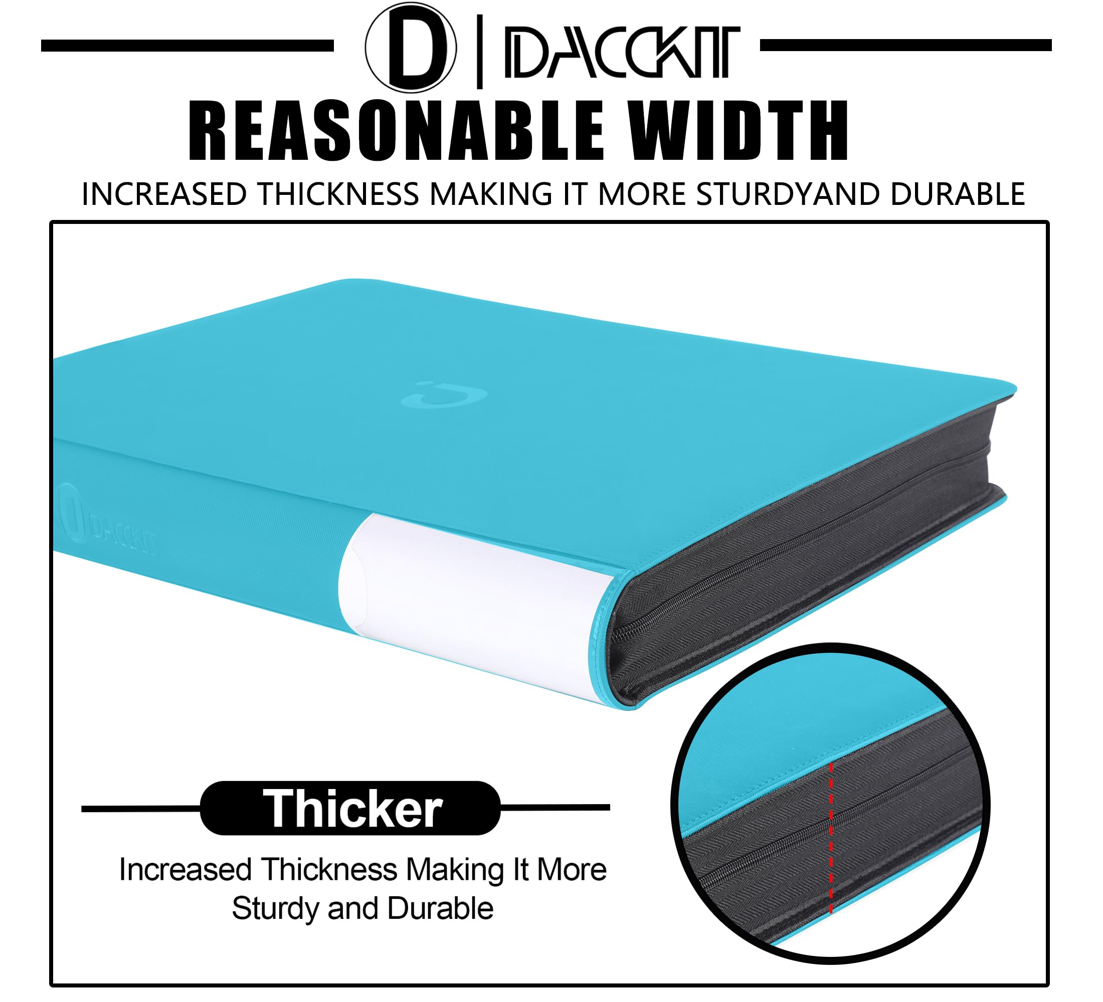 D DACCKIT padded front and rear covers for protection