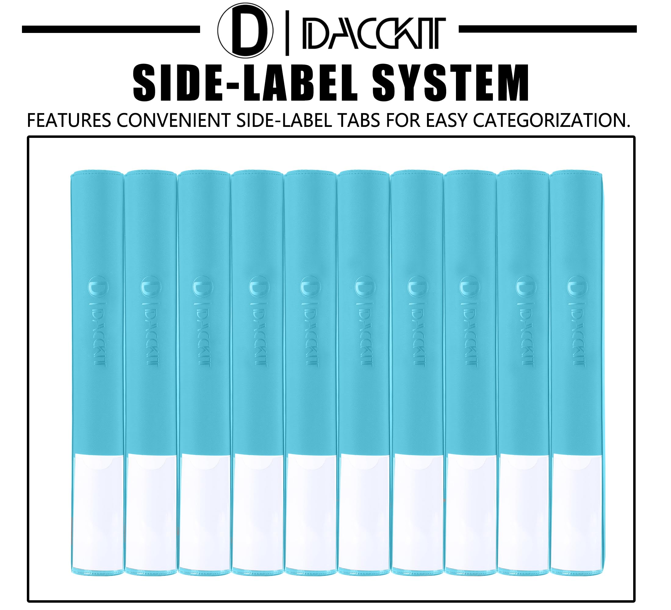 D DACCKIT premium zipper secures cards when stored