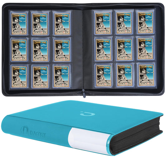 D DACCKIT turquoise binder front cover for easy display