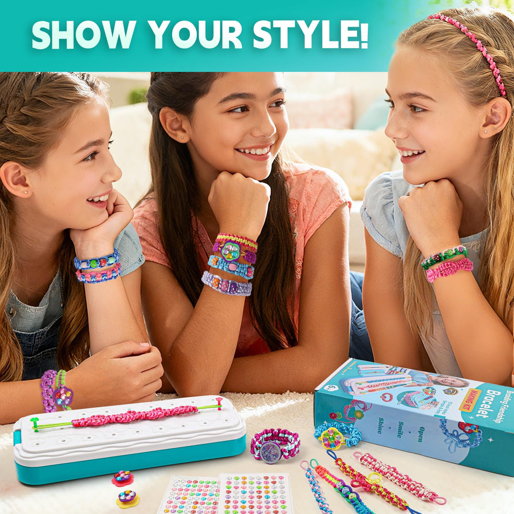 DDAI Bling Bracelet Kit kid friendly supplies for safe crafting