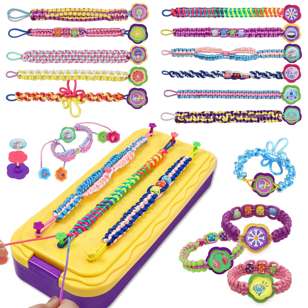 DDAI friendship bracelet kit displays bracelet styles to spark creativity