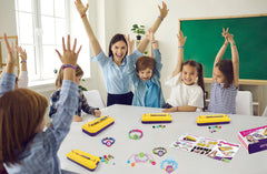 DDAI friendship bracelet kit offers colorful beads and stickers for vibrant designs