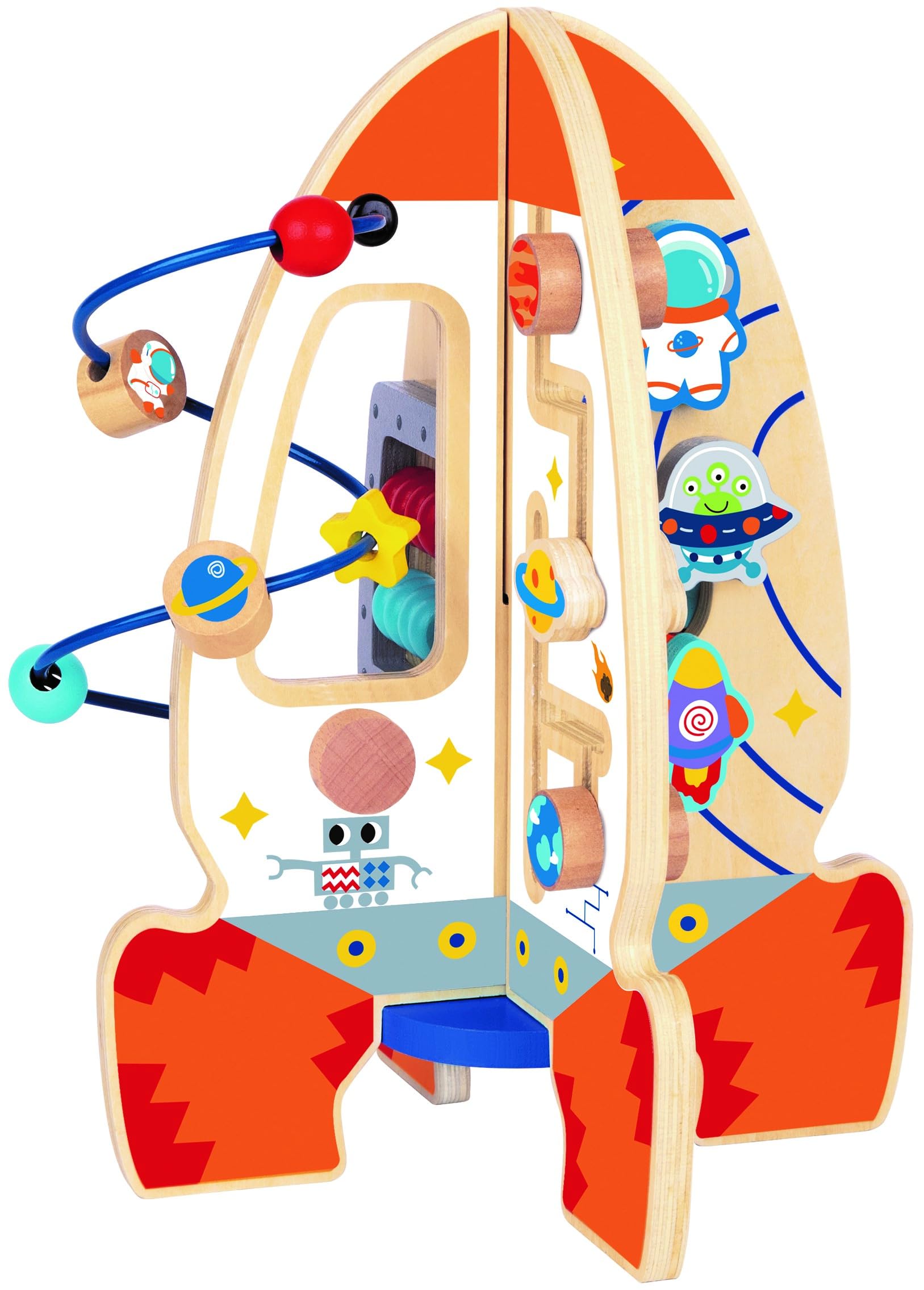 DDAKIN Rocket toddler activity center in use by a child exploring