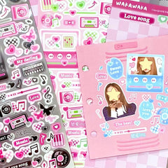 Ddayup cd sticker design adds retro charm to albums.