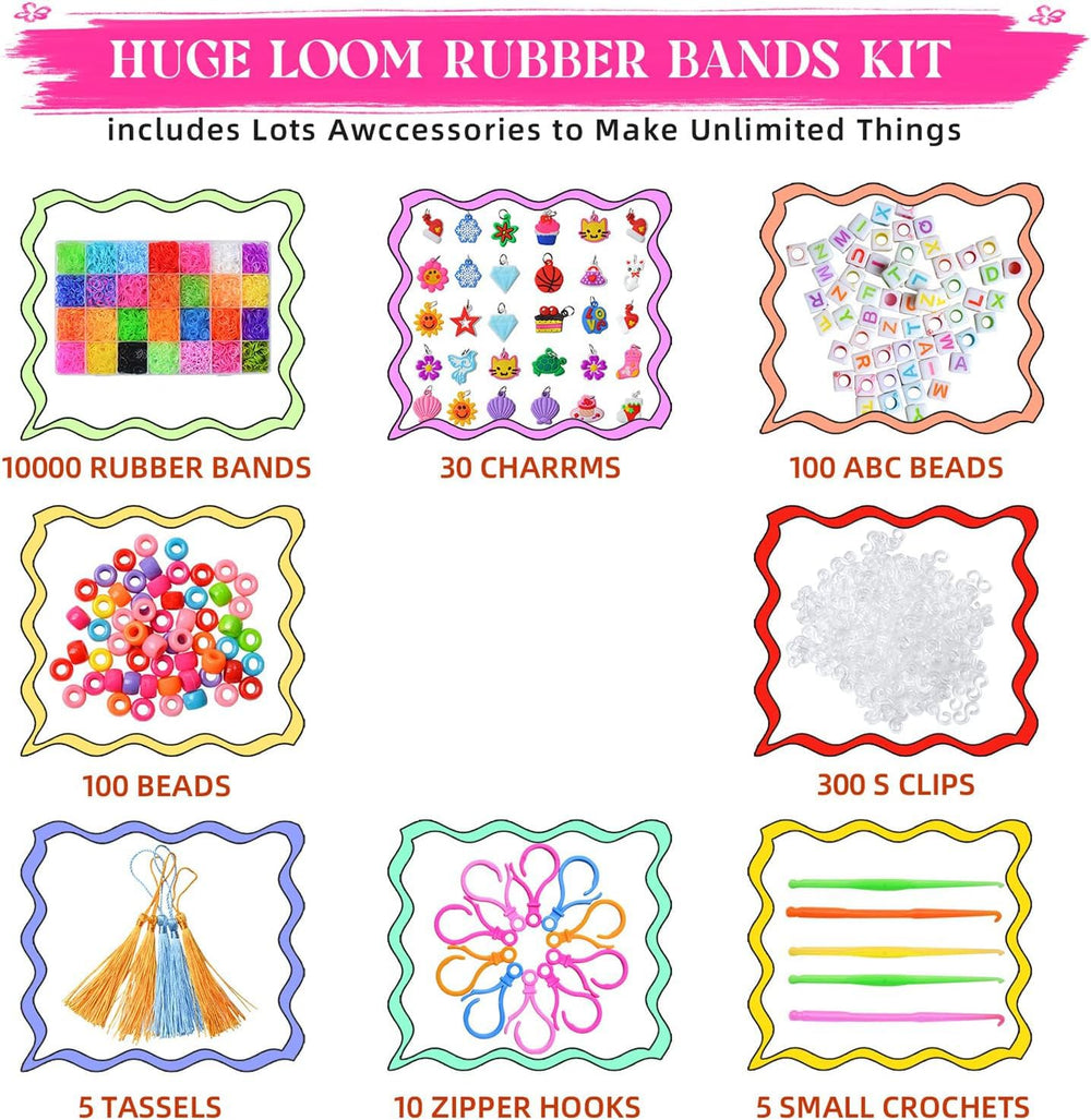 DDCOWP loom tool and clips simplify weaving patterns.