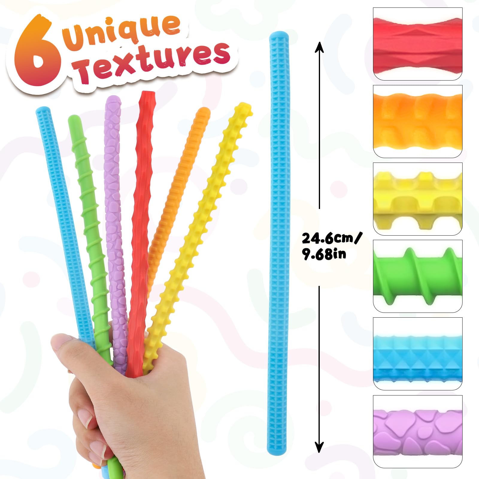 ddLUCK classroom-friendly fidget sticks keep kids discreetly engaged