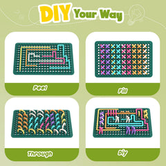 ddLUCK Colorful sensory toy with engaging effects to support attention and focus.