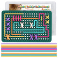 ddLUCK Silicone Fidget Strings with vibrant colors for focused, quiet play.