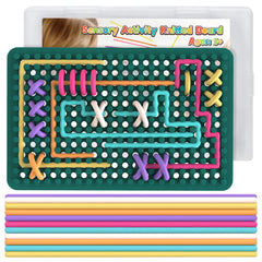 ddLUCK Silicone Fidget Strings with vibrant colors for focused, quiet play.