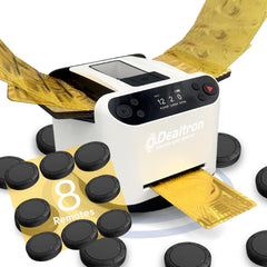 Dealtron all-in-one shuffler front view for smooth gameplay