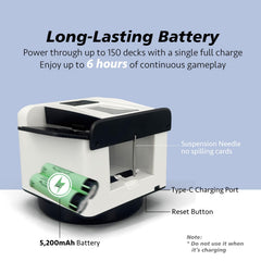 Dealtron 5200mAh rechargeable battery powers long sessions
