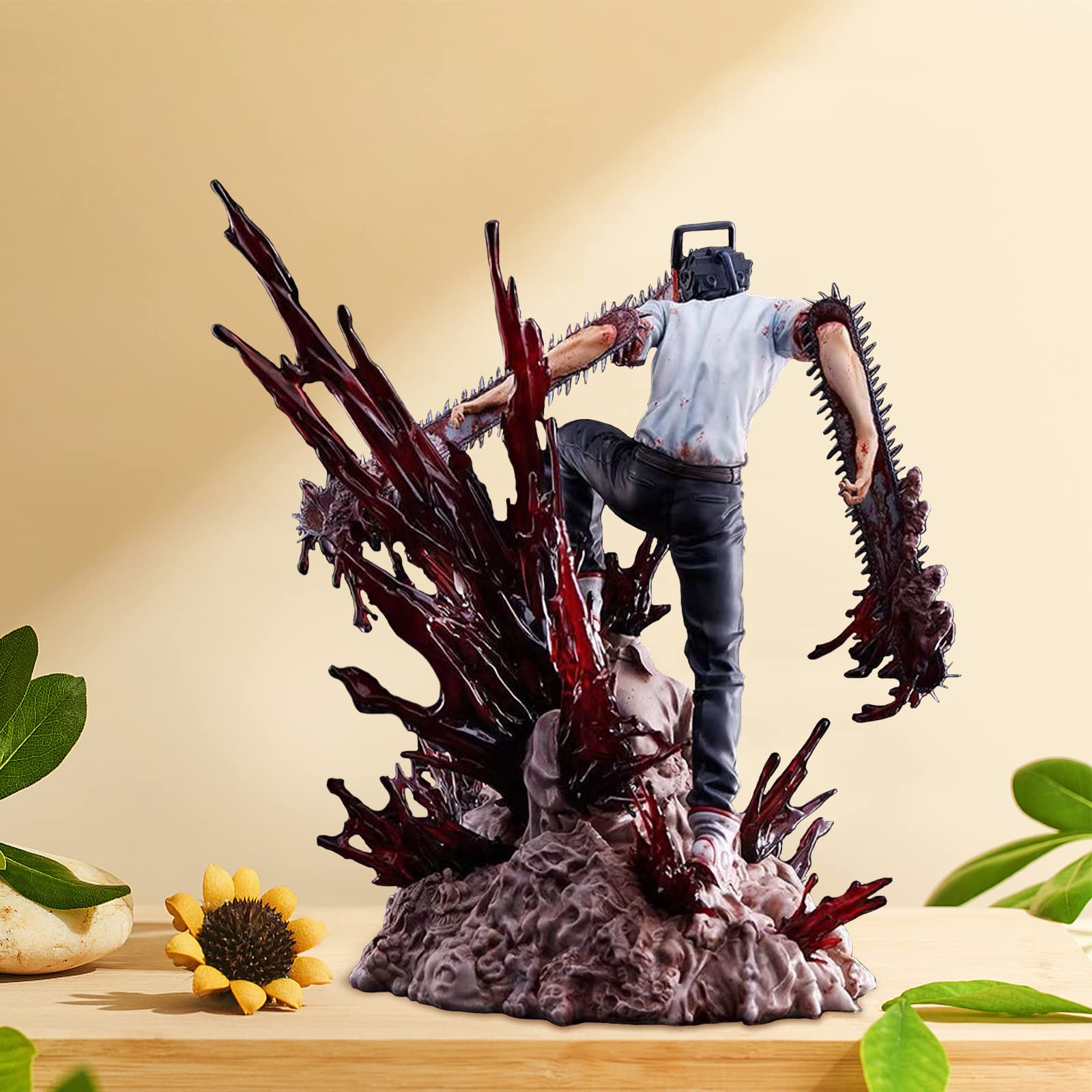 DEAMNAI Denji figure in pose for collector's shelf and display