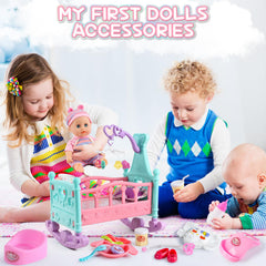 deAO baby shoes and potty encourage routine-like pretend play.