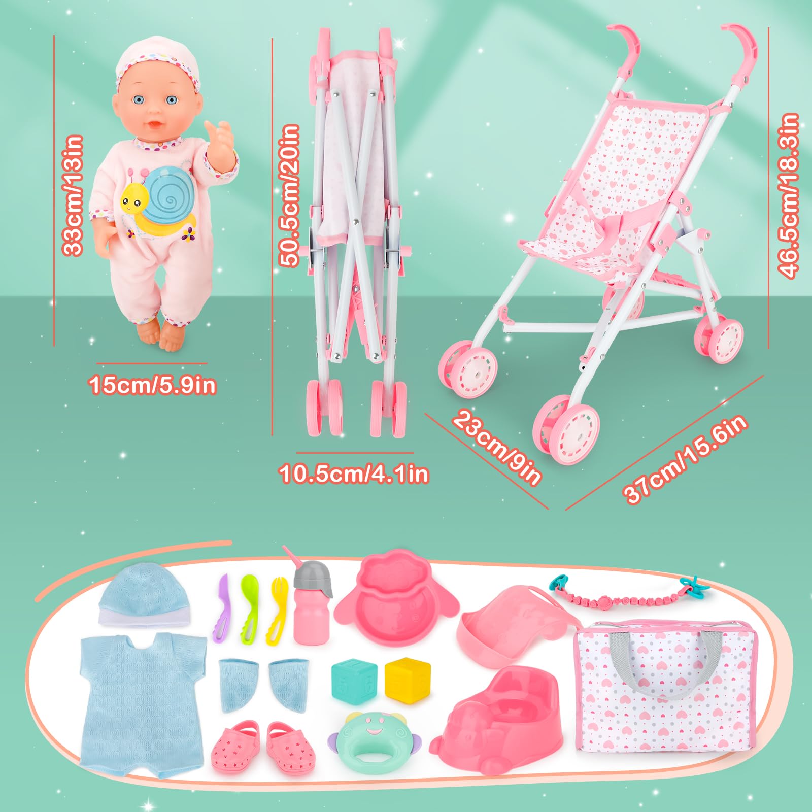 deAO doll clothes two-sets enabling mix-and-match outfits