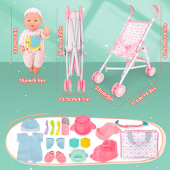 deAO doll clothes two-sets enabling mix-and-match outfits