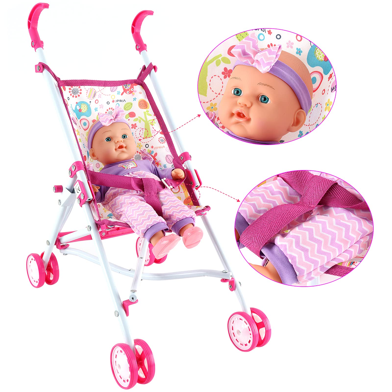 deAO play mat provides a soft sensory space for cozy pretend routines.